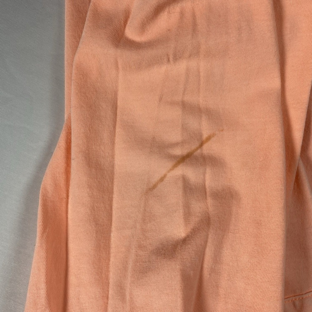 Victoria's Secret Pink Campus Long Sleeve Hoodie Tee Paradise Peach XS RARE - Picture 8 of 8